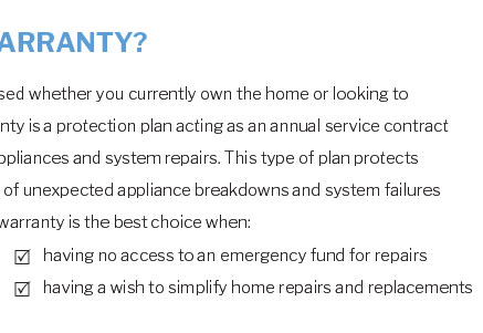 home warranty comal